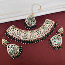 FS Collection Gold Plated Austrian Stone Choker Necklace Set