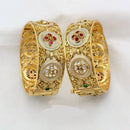 FS Collection Gold Plated Openable Bangle Set