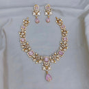 FS Collection Gold Plated Austrian Stone Necklace Set