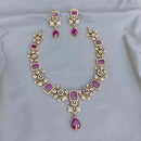 FS Collection Gold Plated Austrian Stone Necklace Set