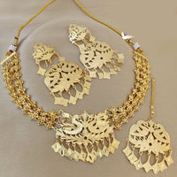 FS Collection Gold Plated Necklace Set