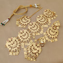 FS Collection Gold Plated Necklace Set