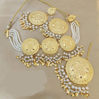 FS Collection Gold Plated Necklace Set