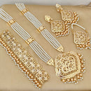 FS Collection Gold Plated Long Necklace Set