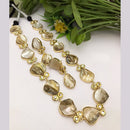 FS Collection Gold Plated Gemstone Necklace Set