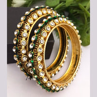 FS Collection Gold Plated Austrian Bangles Set