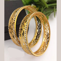 FS Collection Gold Plated Austrian Bangles Set