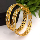 FS Collection Gold Plated Austrian Bangles Set