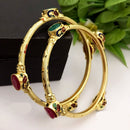 FS Collection Gold Plated Bangles Set