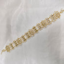 Matchit Kundan Stone Gold Plated Sheesphhol - JW-11451032WH