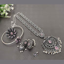 Akruti Collection Oxidised Plated Combo Set