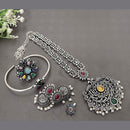 Akruti Collection Oxidised Plated Combo Set