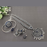 Akruti Collection Oxidised Plated Combo Set