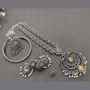 Akruti Collection Oxidised Plated Combo Set