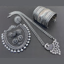 Akruti Collection Oxidised Plated Combo Set