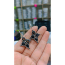 Akruti Collection Oxidised Plated Dangler Earrings