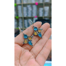 Akruti Collection Oxidised Plated Dangler Earrings