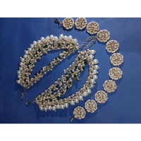 Akruti Collection Gold Plated Pearl Combo Set