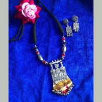 Shrijicreation Oxidised Plated Long Necklace Set