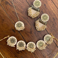 Shrijicreation Handmade Choker Necklace Set