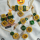 Shrijicreation Handmade Gold Plated Combo Set ( Customize)