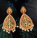 Amina Creation Gold Plated Dangler Earrings