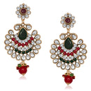 Amina Creation Gold Plated Dangler Earrings