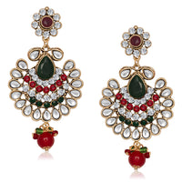 Amina Creation Gold Plated Dangler Earrings