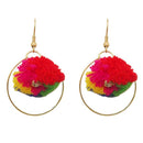 Jeweljunk Multi Thread Mirror Gold Plated Earrings - 1308305