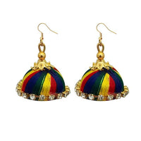 Jeweljunk Austrian Stone Multi Thread Earrings - 1309074C