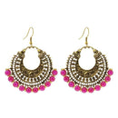 Jeweljunk Beads Antique Gold Plated Afghani Earrings - 1311002D