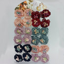 14Fashions Set of 12 Stud Earrings Combo ( Assorted Color )