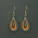 Tip Top Fashions Rhodium Plated Multi Thread Dangler Earrings  - 1316101S