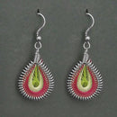 Tip Top Fashions Rhodium Plated Multi Thread Dangler Earrings - 1316102C