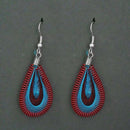 Tip Top Fashions Rhodium Plated Multi Thread Dangler Earrings  - 1316105C