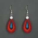 Tip Top Fashions Rhodium Plated Multi Thread Dangler Earring - 1316105E