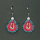 Tip Top Fashions Rhodium Plated Multi Thread Dangler Earrings  - 1316108R