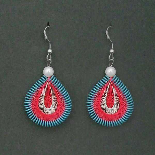 Tip Top Fashions Rhodium Plated Multi Thread Dangler Earrings  - 1316108R
