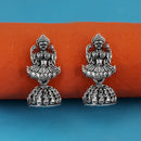 Jeweljunk Oxidised Plated Jhumki Earrings