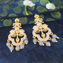 Amina Creation Gold Plated Meenakari Dangler Earrings Assorted Color
