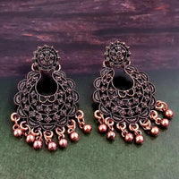 Woma Antiqe Gold Plated Dangler Earrings  - 1318241B