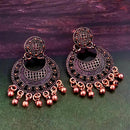 Woma Antiqe Gold Plated Dangler Earrings  - 1318244B