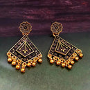 Woma Gold Plated Dangler Earrings  - 1318255A