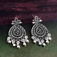 Woma Silver Plated Dangler Earrings  - 1318260