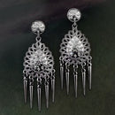 Woma Oxidised Plated Trendy Dangler Earrings