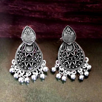 Woma Silver Plated Dangler Earrings  - 1318302