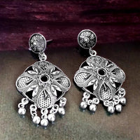 Woma Silver Plated Dangler Earrings  - 1318307