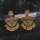 Woma Gold Plated Dangler Earrings  - 1318365A