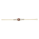 Eugenia Red Austrian Stone Gold Plated Bracelet - 1401710
