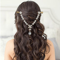 Apurva Pearls Stone Gold Plated Hair Brooch - 1502218A
